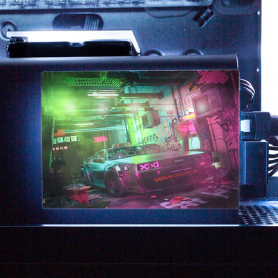 Alley Cyberpunk RGB SSD Cover Horizontal