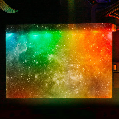 Black Space RGB HDD Cover Horizontal - V1Tech