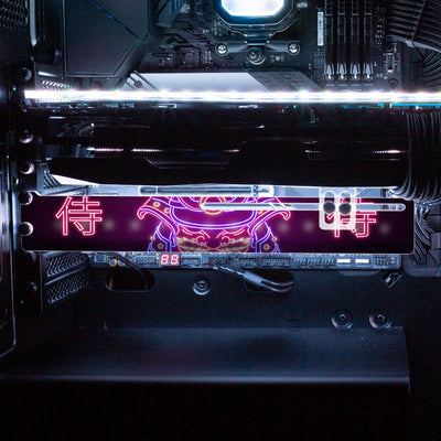Neon Samuraii RGB GPU Support Bracket