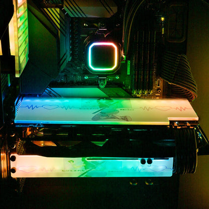 Demon Ninja Girl RGB GPU Backplate