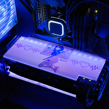 Demon Ninja Girl RGB GPU Backplate