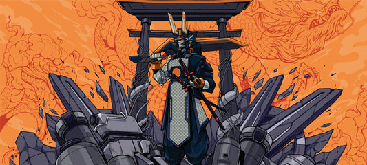 Android Samurai X-Large Mouse Pad