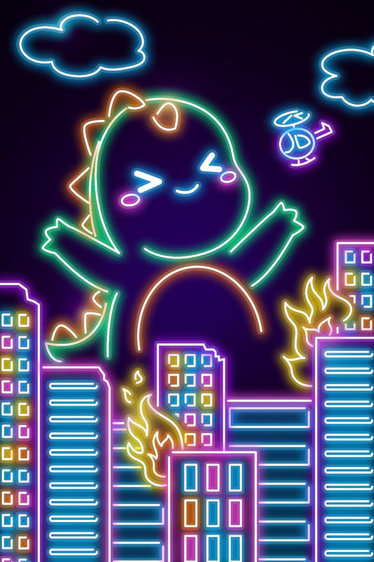 Neon Dino City