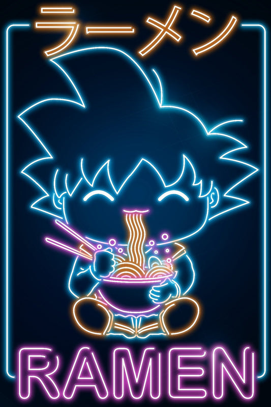 Retro Neon Ramen Hero