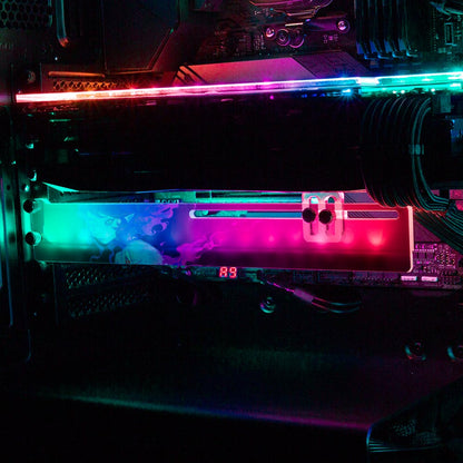 Aching Void Walker RGB GPU Support Bracket - Ghost Data - V1Tech