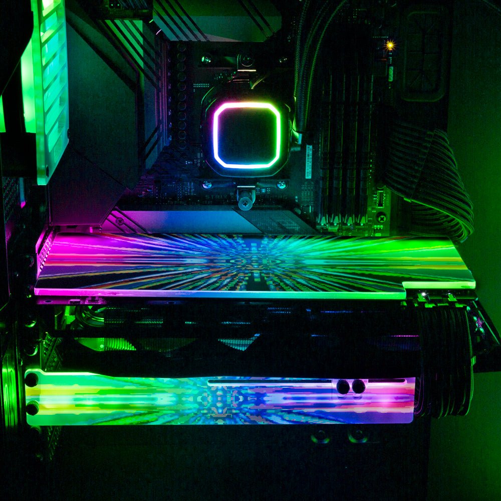 Acid Grphx RGB GPU Support Bracket - Guedda HM - V1Tech