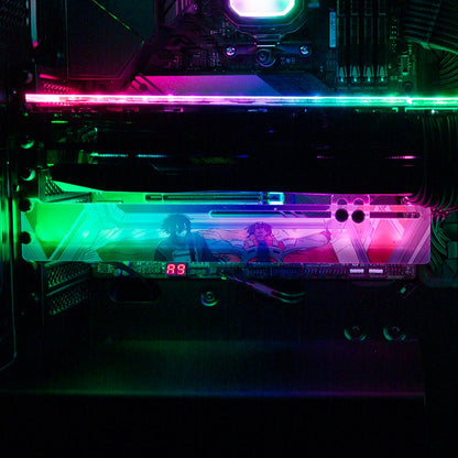 After A Long Day RGB GPU Support Bracket - Kuurakuu - V1Tech