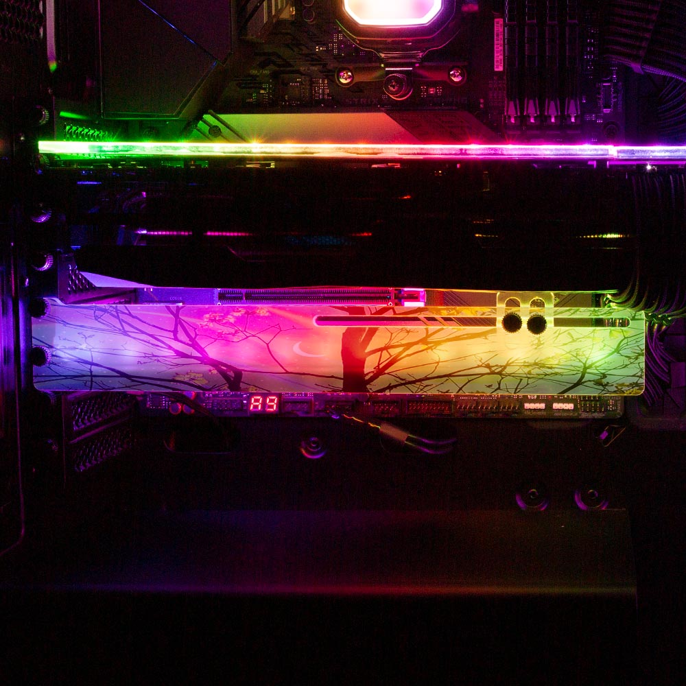 Albus RGB GPU Support Bracket - Cajuca Art - V1Tech