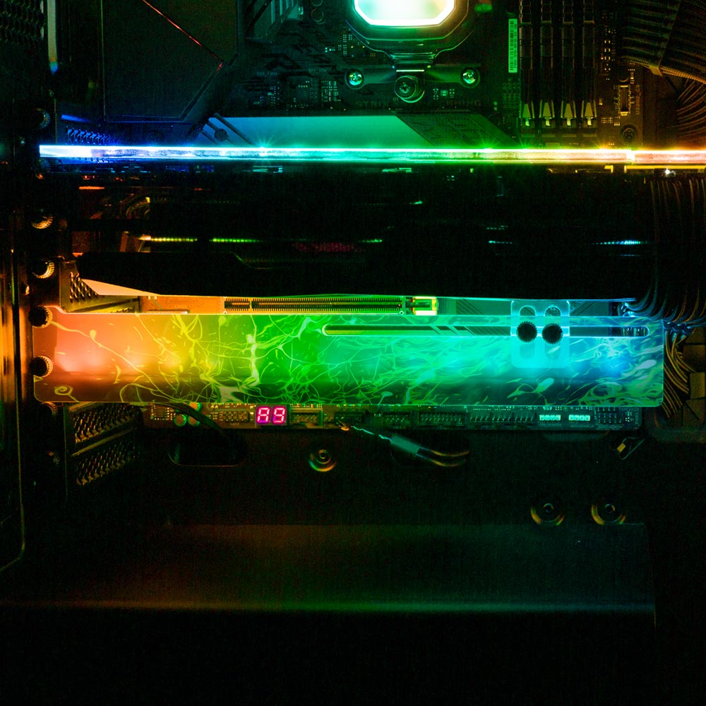 Alien RGB GPU Support Bracket - Geoglyser - V1Tech