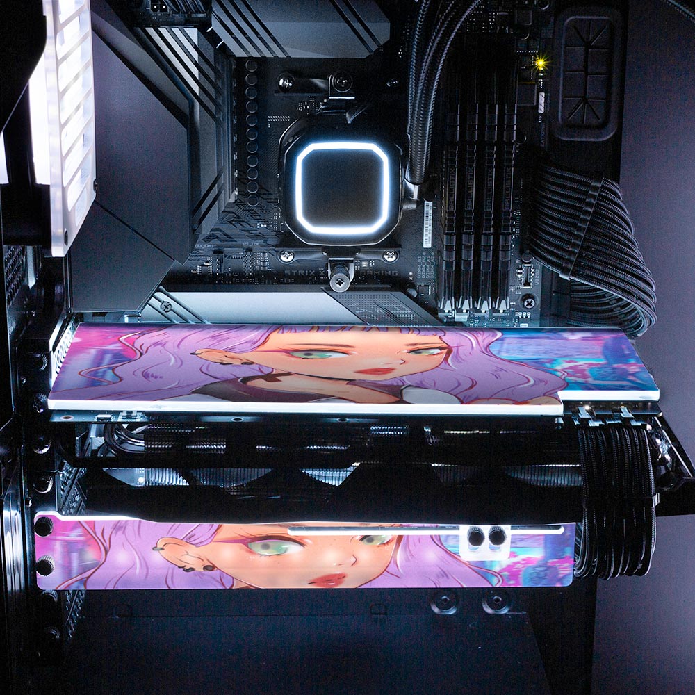 Anime Judge RGB GPU Support Bracket - YacilArt - V1Tech