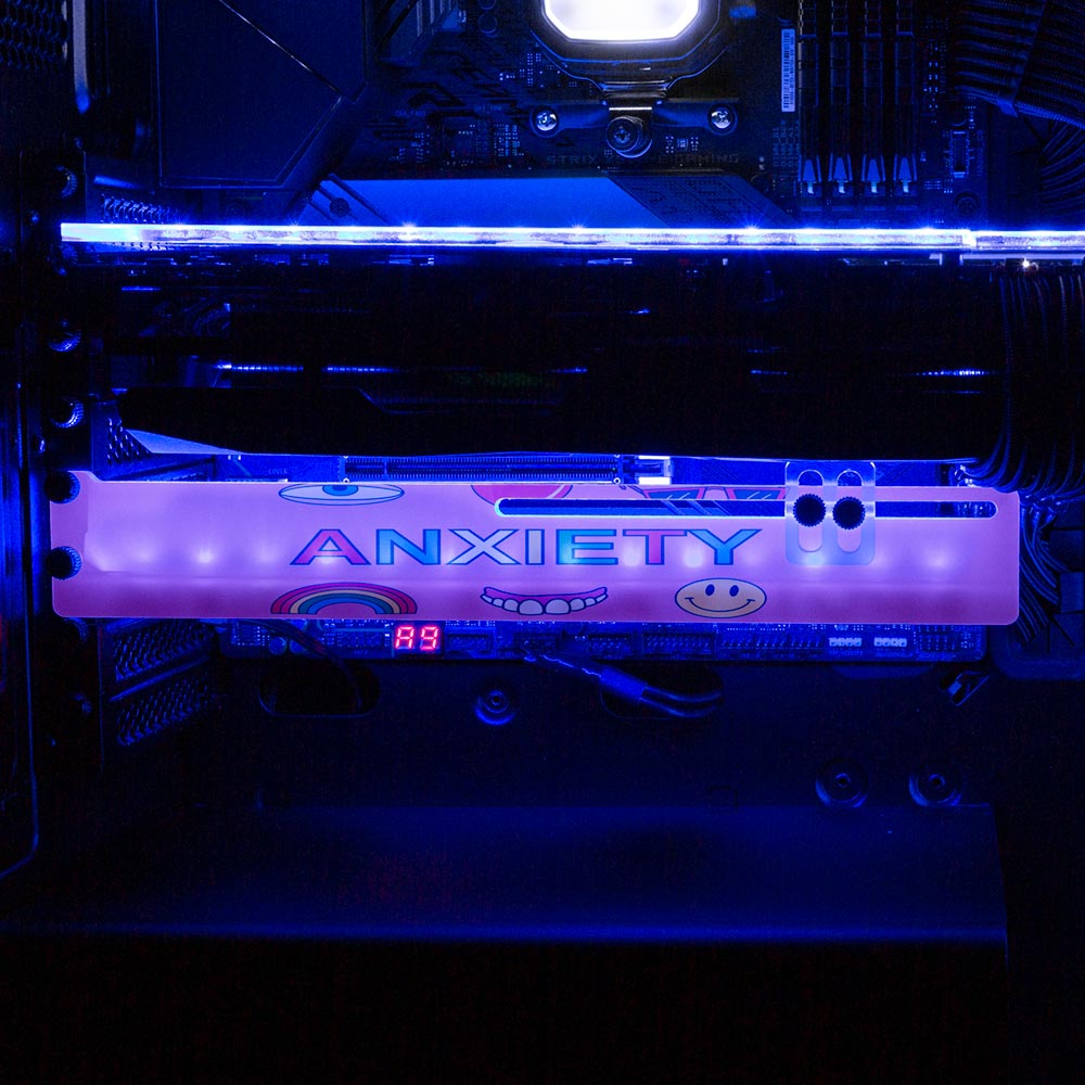 Anxiety RGB GPU Support Bracket - Javilostcontrol - V1Tech