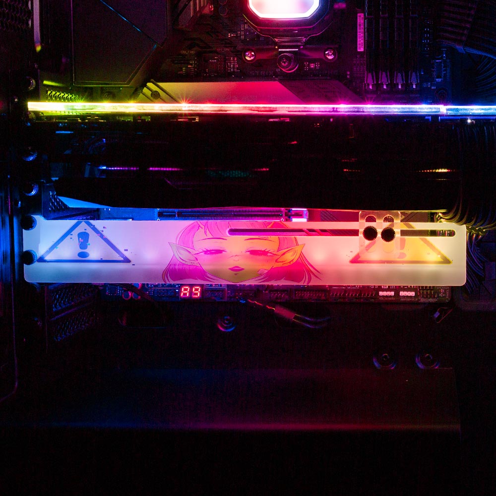 Area 51 RGB GPU Support Bracket - YacilArt - V1Tech