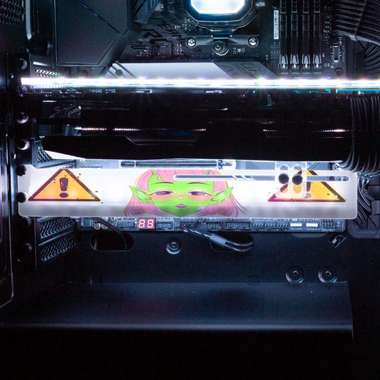 Area 51 RGB GPU Support Bracket - YacilArt - V1Tech