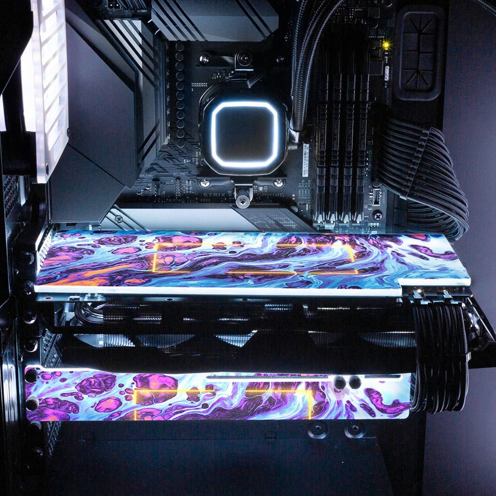 Beyond Sight RGB GPU Backplate - Geoglyser - V1Tech