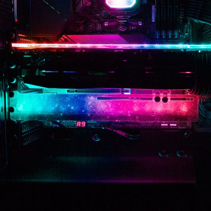 Black Space RGB GPU Support Bracket - V1Tech