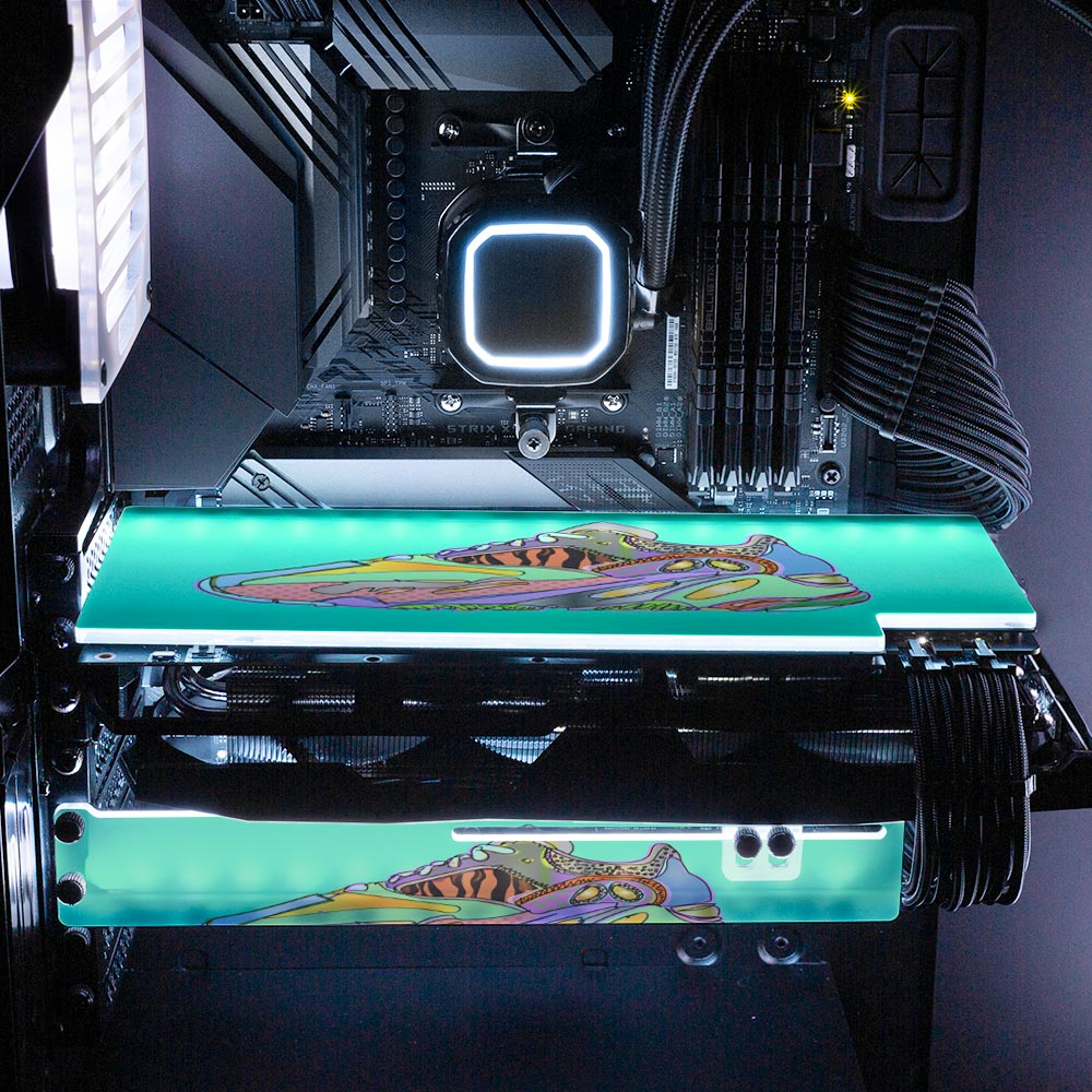 Boosterdrome RGB GPU Support Bracket - Technodrome1 - V1Tech