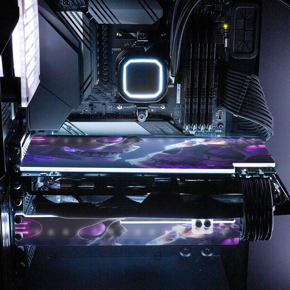 Brain 2 RGB GPU Backplate - Skie Graphic Studio - V1Tech