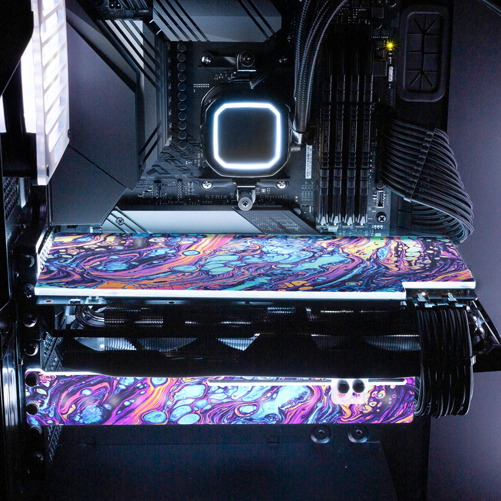 Calgary RGB GPU Backplate - Geoglyser - V1Tech