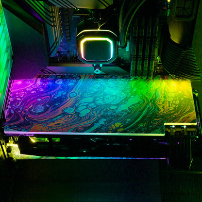 Calgary RGB GPU Backplate - Geoglyser - V1Tech