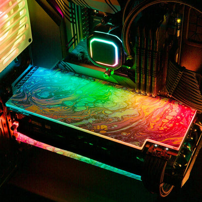 Calgary RGB GPU Backplate - Geoglyser - V1Tech