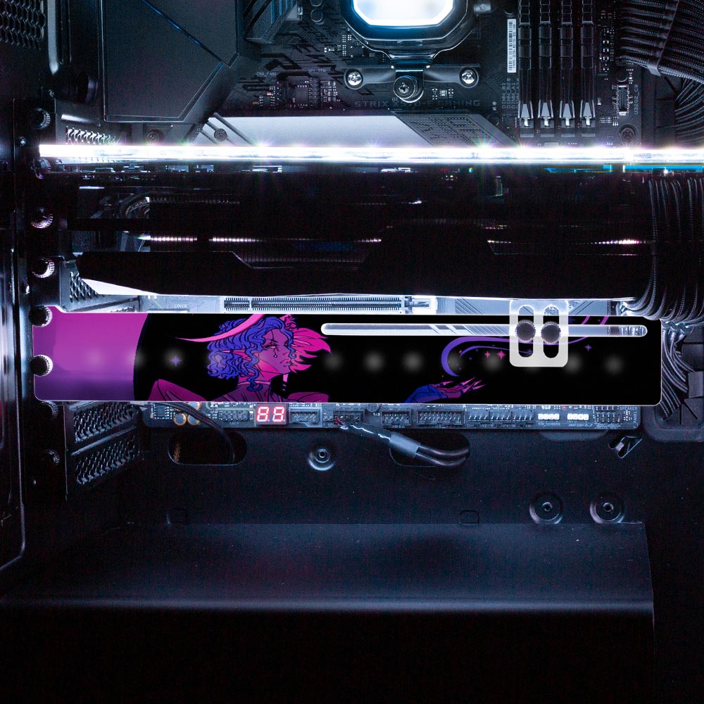 Celestial Pride B RGB GPU Support Bracket - Cici‚Äôs Art and Stuff - V1Tech