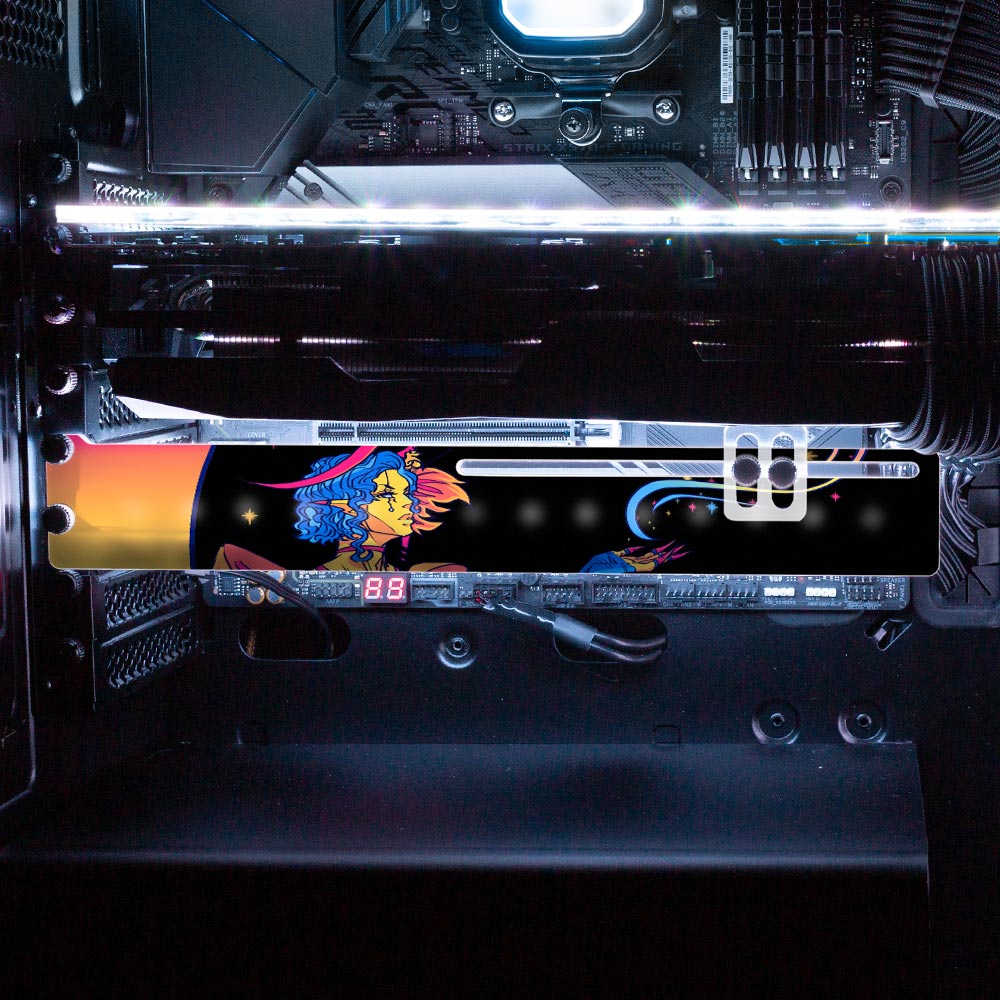 Celestial Pride Pan RGB GPU Support Bracket - Cici‚Äôs Art and Stuff - V1Tech