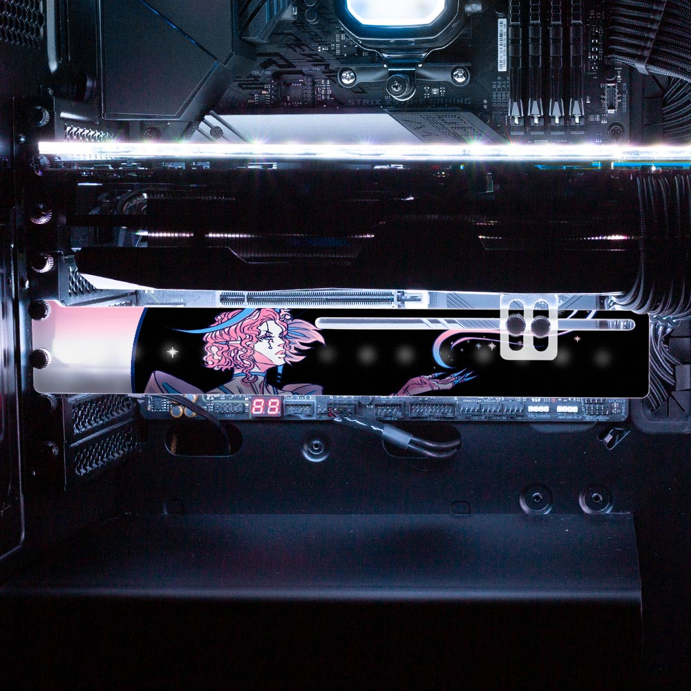 Celestial Pride T RGB GPU Support Bracket - Cici‚Äôs Art and Stuff - V1Tech