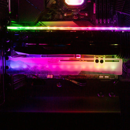 Concentric RGB GPU Support Bracket - Gabrielle Salonga - V1Tech