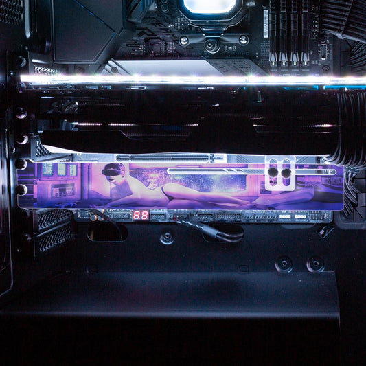 Cozy Nights RGB GPU Support Bracket - Dan Giuz - V1Tech