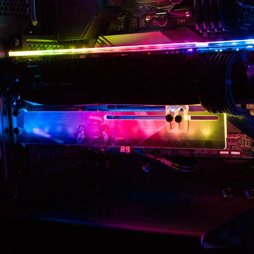 Crime Scene RGB GPU Support Bracket - Dan Giuz - V1Tech