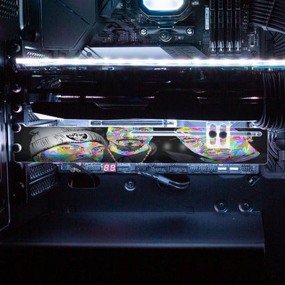 Cubepacdredrome RGB GPU Support Bracket - Technodrome1 - V1Tech