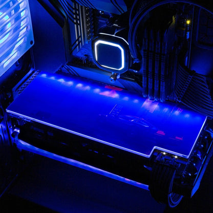 Cyber Nights RGB GPU Backplate - Skie Graphic Studio - V1Tech