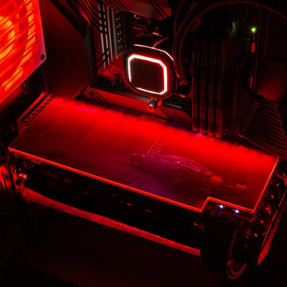 Cyber Nights RGB GPU Backplate - Skie Graphic Studio - V1Tech