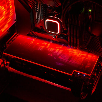 Cybershop3 RGB GPU Backplate - Skie Graphic Studio - V1Tech