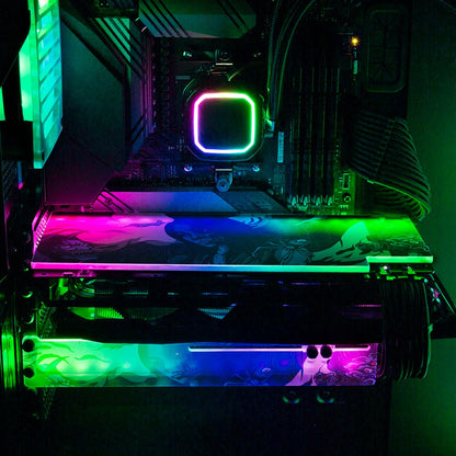 Dark Oni Keeper RGB GPU Support Bracket - Daniele Caruso - V1Tech