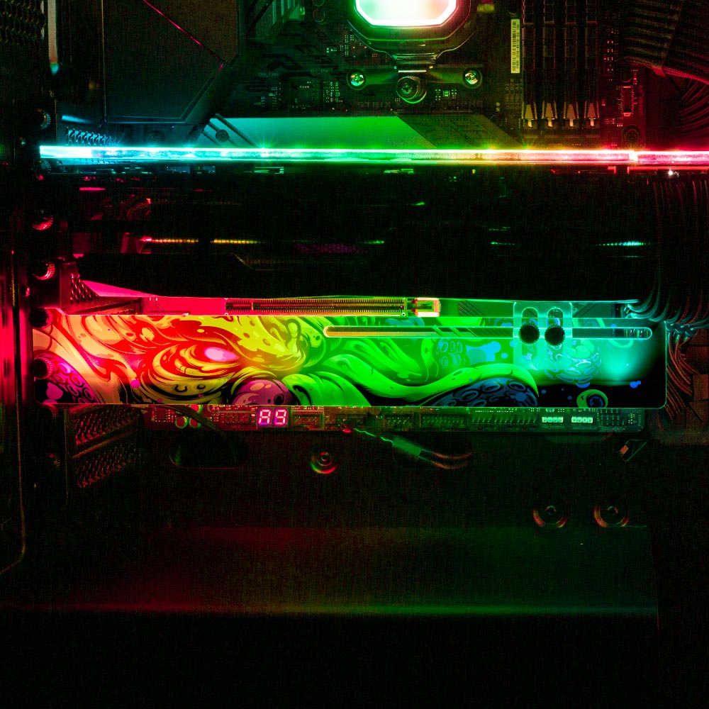 Deadly Sea Creature RGB GPU Support Bracket - Daniele Caruso - V1Tech