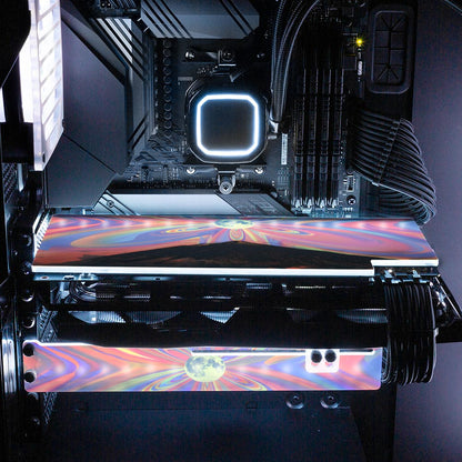 Deep Feelings RGB GPU Support Bracket - Cajuca Art - V1Tech