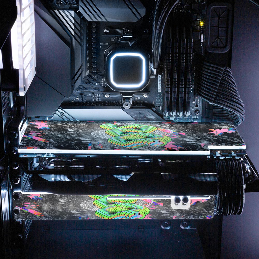 Deep Inside RGB GPU Support Bracket - Javilostcontrol - V1Tech