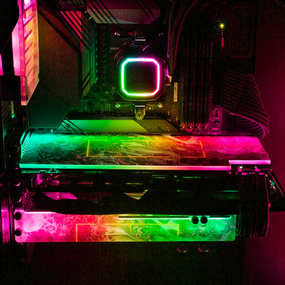 Defeated RGB GPU Backplate - Geoglyser - V1Tech