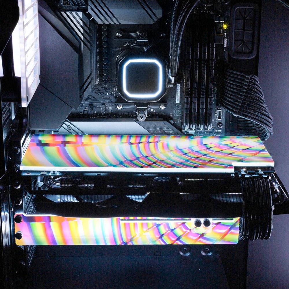 Down the Candy Slide RGB GPU Support Bracket - Guedda HM - V1Tech