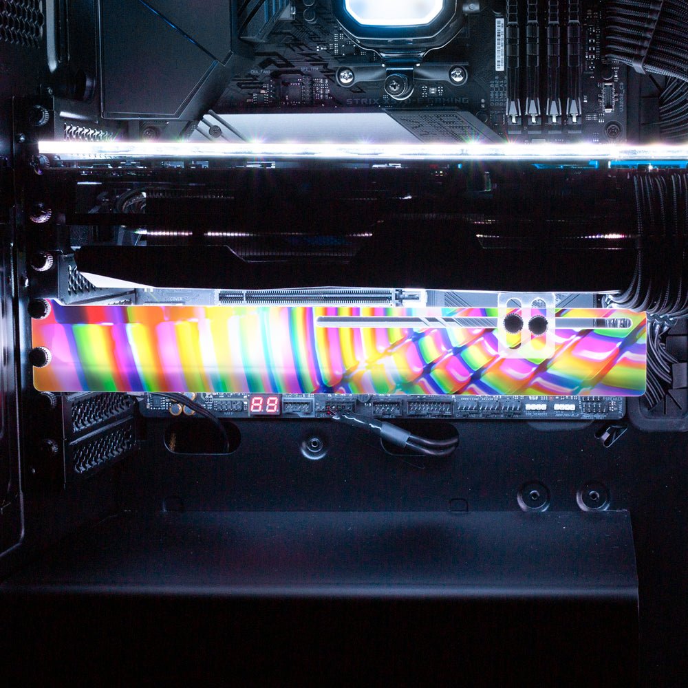 Down the Candy Slide RGB GPU Support Bracket - Guedda HM - V1Tech