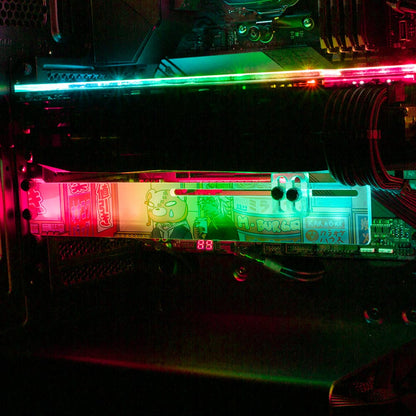 Downtown Walk RGB GPU Support Bracket - Kuurakuu - V1Tech