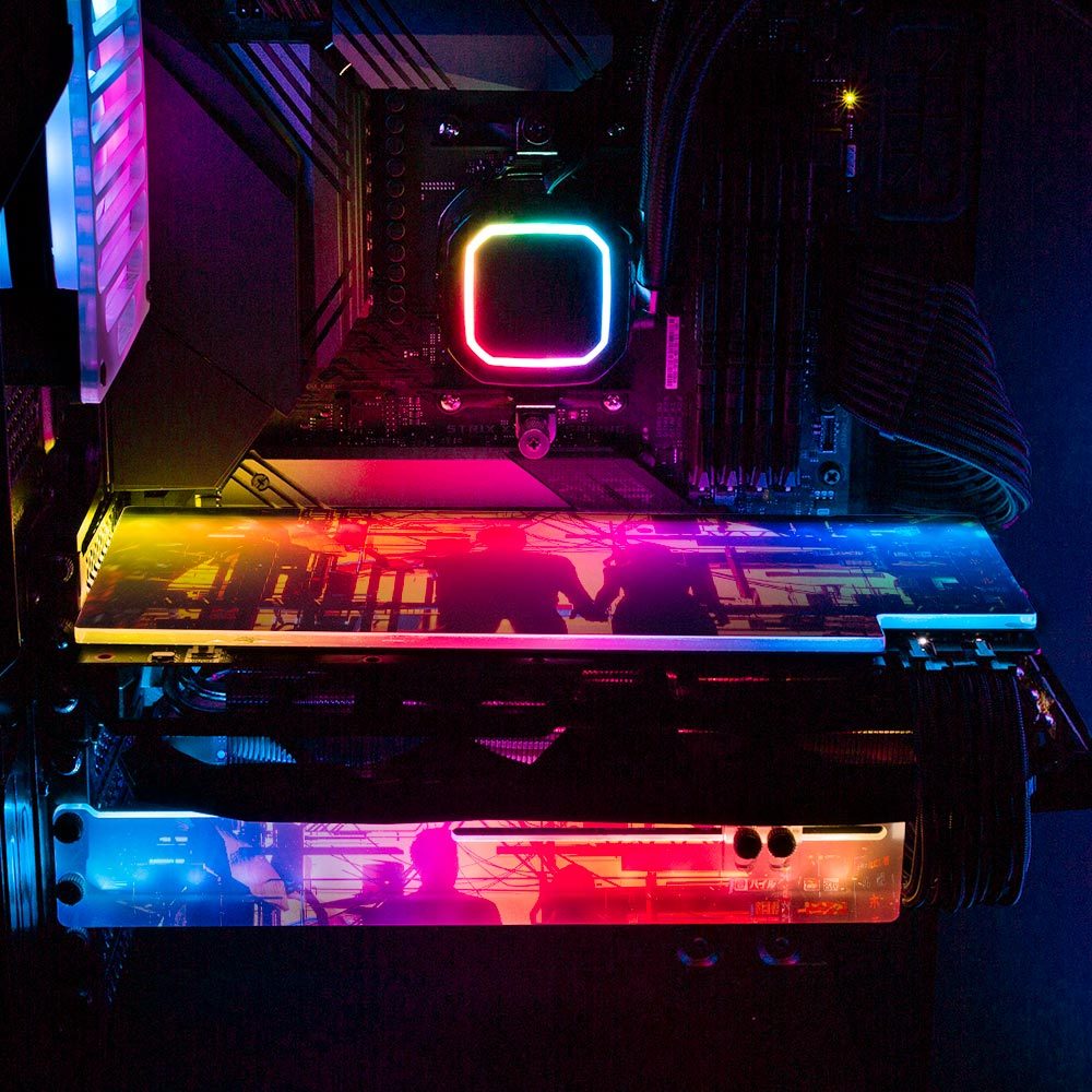 Dreaming of Us RGB GPU Support Bracket - Dan Giuz - V1Tech