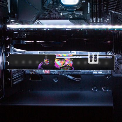 Drizzydrome RGB GPU Support Bracket - Technodrome1 - V1Tech