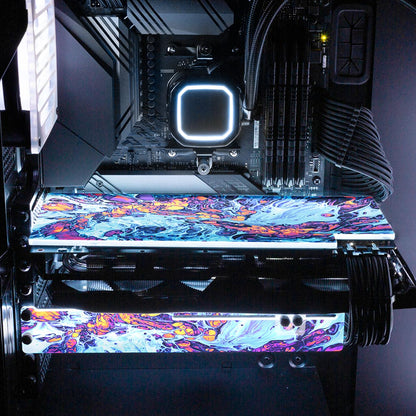 Explosion RGB GPU Backplate - Geoglyser - V1Tech