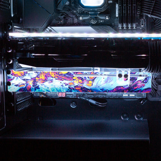 Explosion RGB GPU Support Bracket - Geoglyser - V1Tech