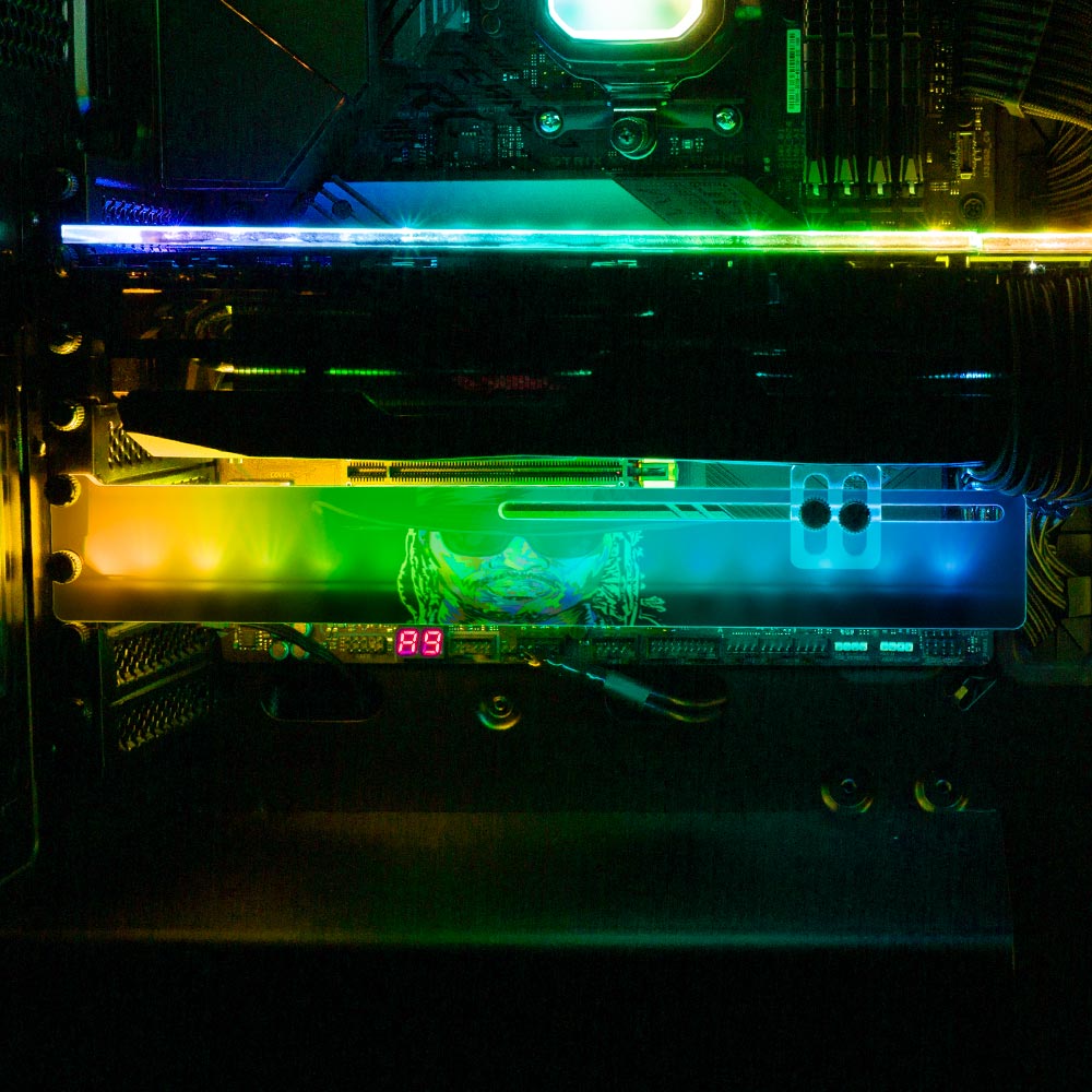 Futuredrome RGB GPU Support Bracket - Technodrome1 - V1Tech