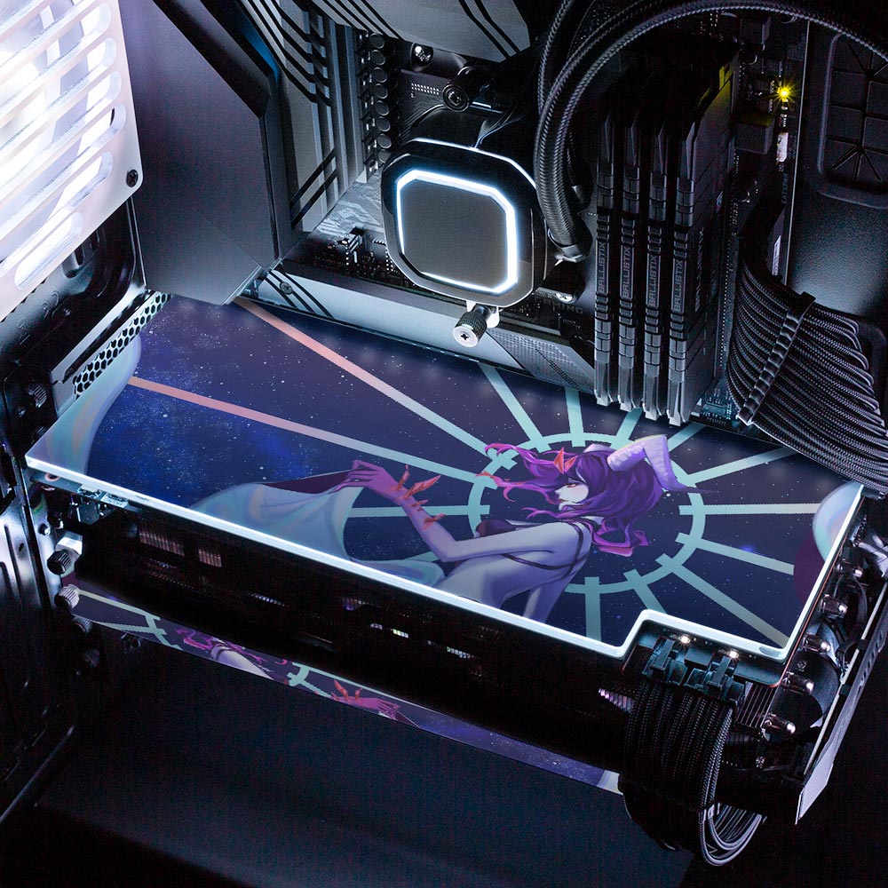 Galaxy Void Walker RGB GPU Backplate - Ghost Data - V1Tech