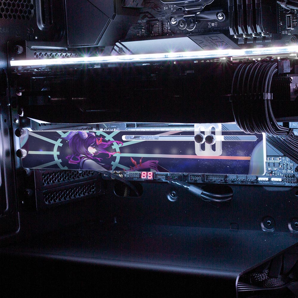 Galaxy Void Walker RGB GPU Support Bracket - Ghost Data - V1Tech