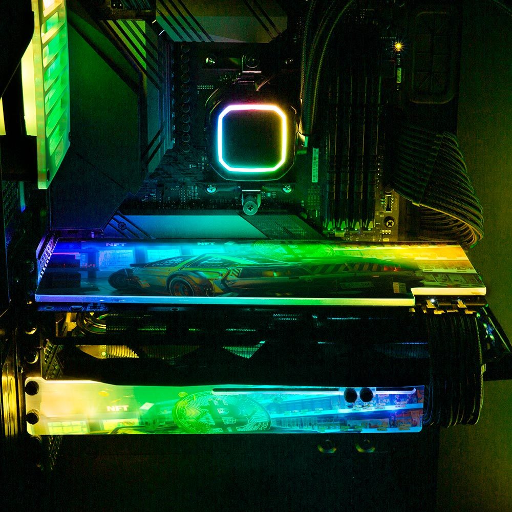 Go and Buy It RGB GPU Backplate - Skie Graphic Studio - V1Tech